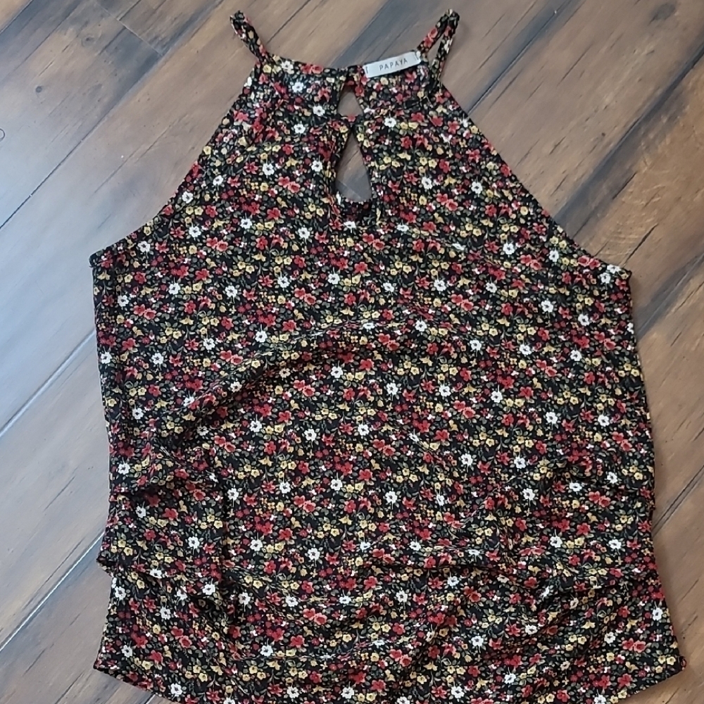 Floral Halter Top
